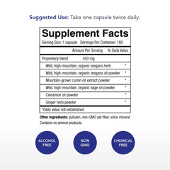 Physician's Strength Oregacillin capsules close-up shows easy daily supplement option.
