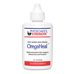 Physician's Strength OregaHeal Cream jar close-up offering daily moisture for all skin types