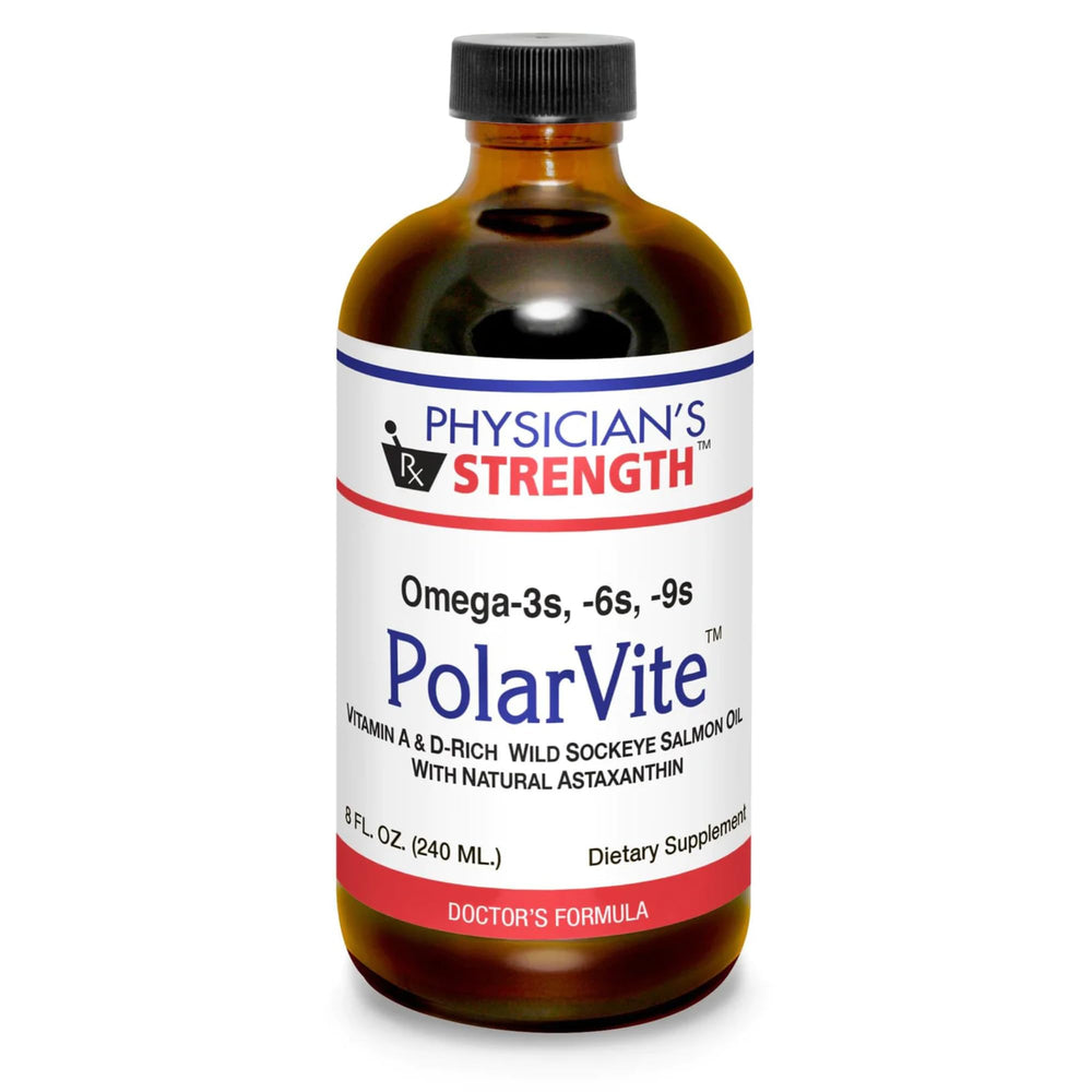 Physician's Strength PolarVite bottle front view for easy daily supplementation