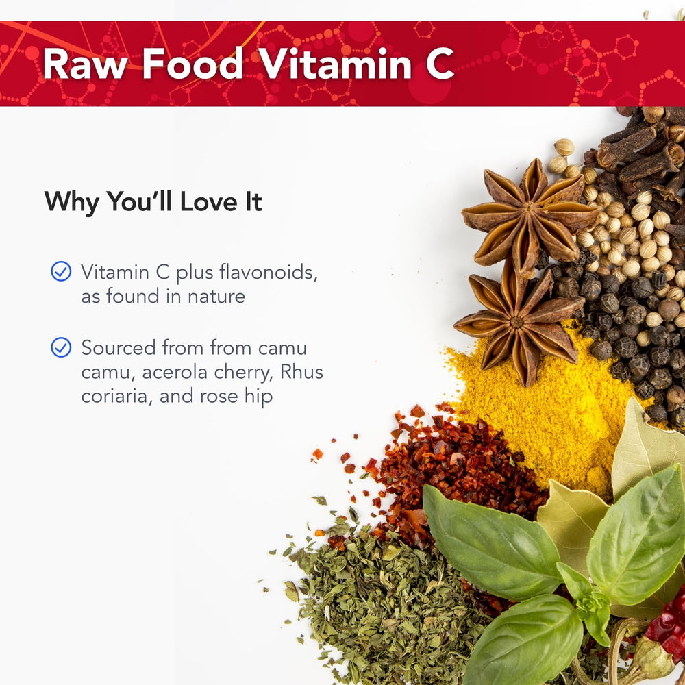 Physician's Strength Power-C raw fruit blend jars demonstrating natural vitamin C source.