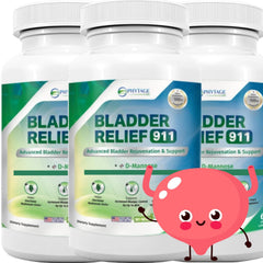 Phytage Labs Bladder Relief 911 bottle for daily urinary comfort