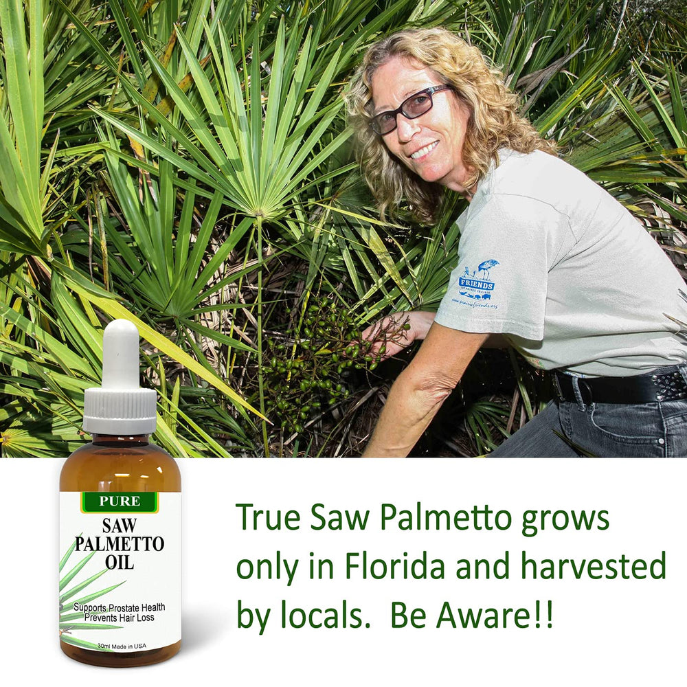 PHYTO LIFE saw palmetto oil dropper for easy, precise dosing