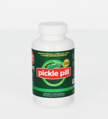 PicklePill Cramp Defense bottle front for daily electrolyte support during workouts.