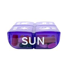 PILL THING travel-ready design keeps medications organized on the go.