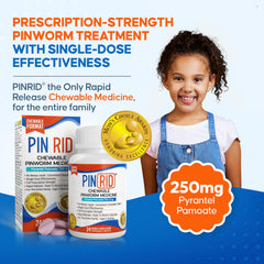 PIN RID family-use dosage in action, kid-friendly administration.