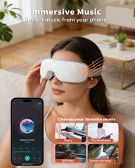 Adjustable headband on PinaiIon Pinailon Eye Massager for secure comfort