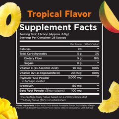 Pinch Magic vitamins C and D with bromelain, part of the supplement blend