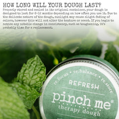 Pinch Me Therapy Dough Beach scene evokes seaside escape for relaxation.