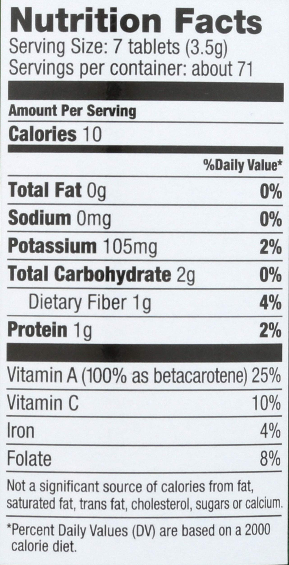Pines Wheat Grass Tablets packaging highlighting organic vegan options.