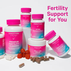 Pink Stork Probiotics illustrating vaginal pH and wellness support
