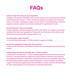 Info card emphasizes woman-owned brand values and trust.