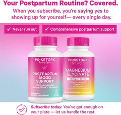 DHA from algae included in Pink Stork Postpartum Mood Support for plant-based omega-3s
