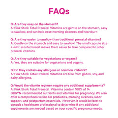 Pink Stork Total Prenatal GMP facility badge signals quality and safety.
