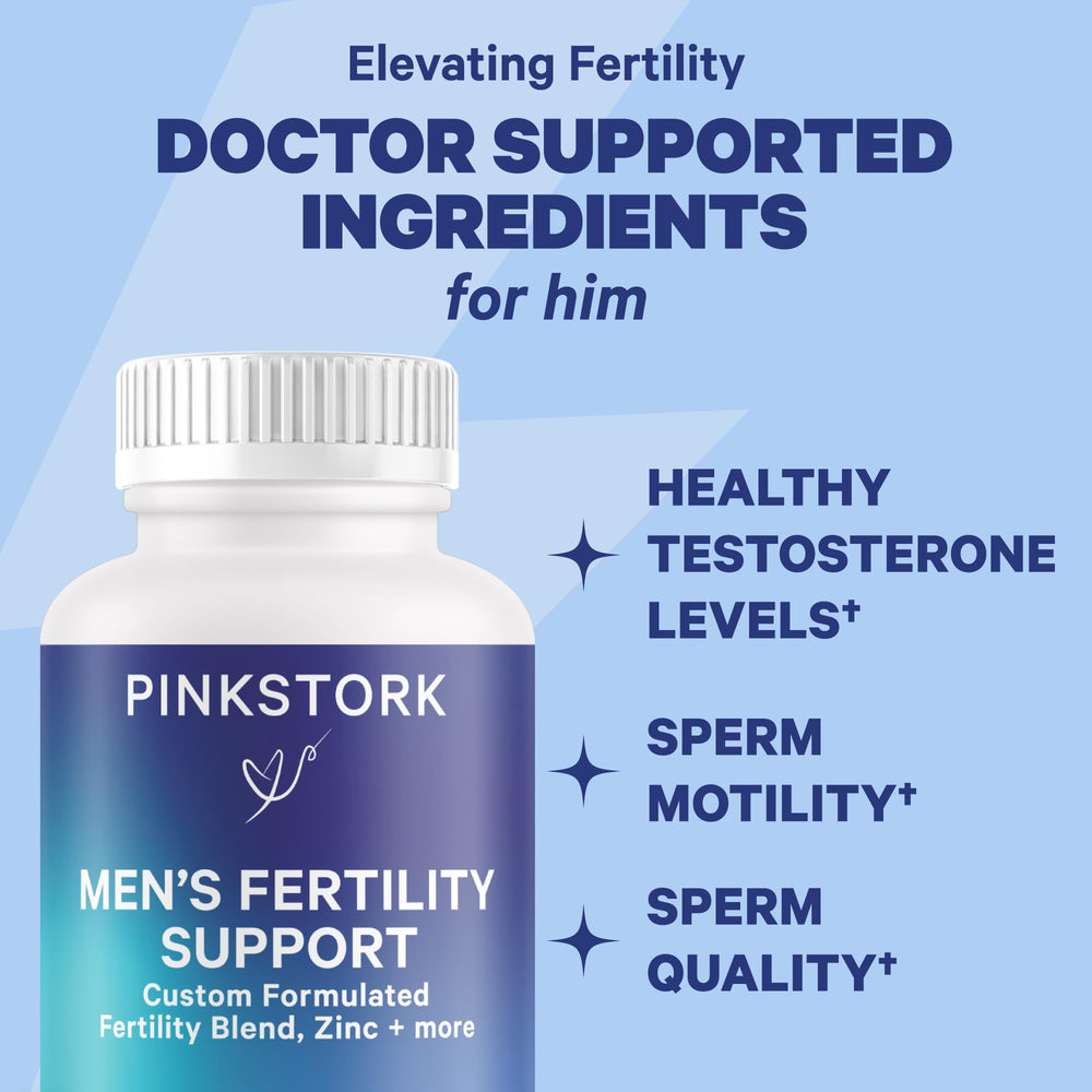 Pink Stork vitamin B6 tablets for energy and mood support.