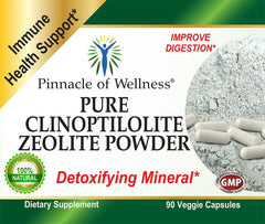 Close-up of micronized zeolite powder texture for absorption benefits
