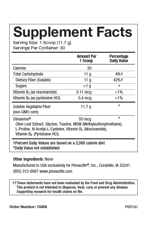Pinnaclife DigestiveHealth mix dissolves in hot or cold beverages without grit.
