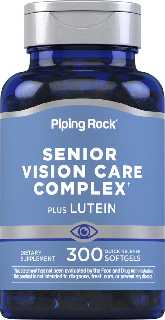 Piping Rock Eye Health Complex bottle front for daily eye support.
