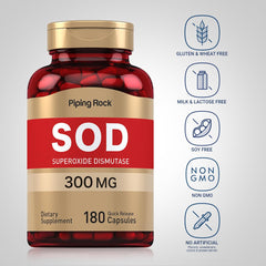 Piping Rock SOD packaging box highlights value and purity