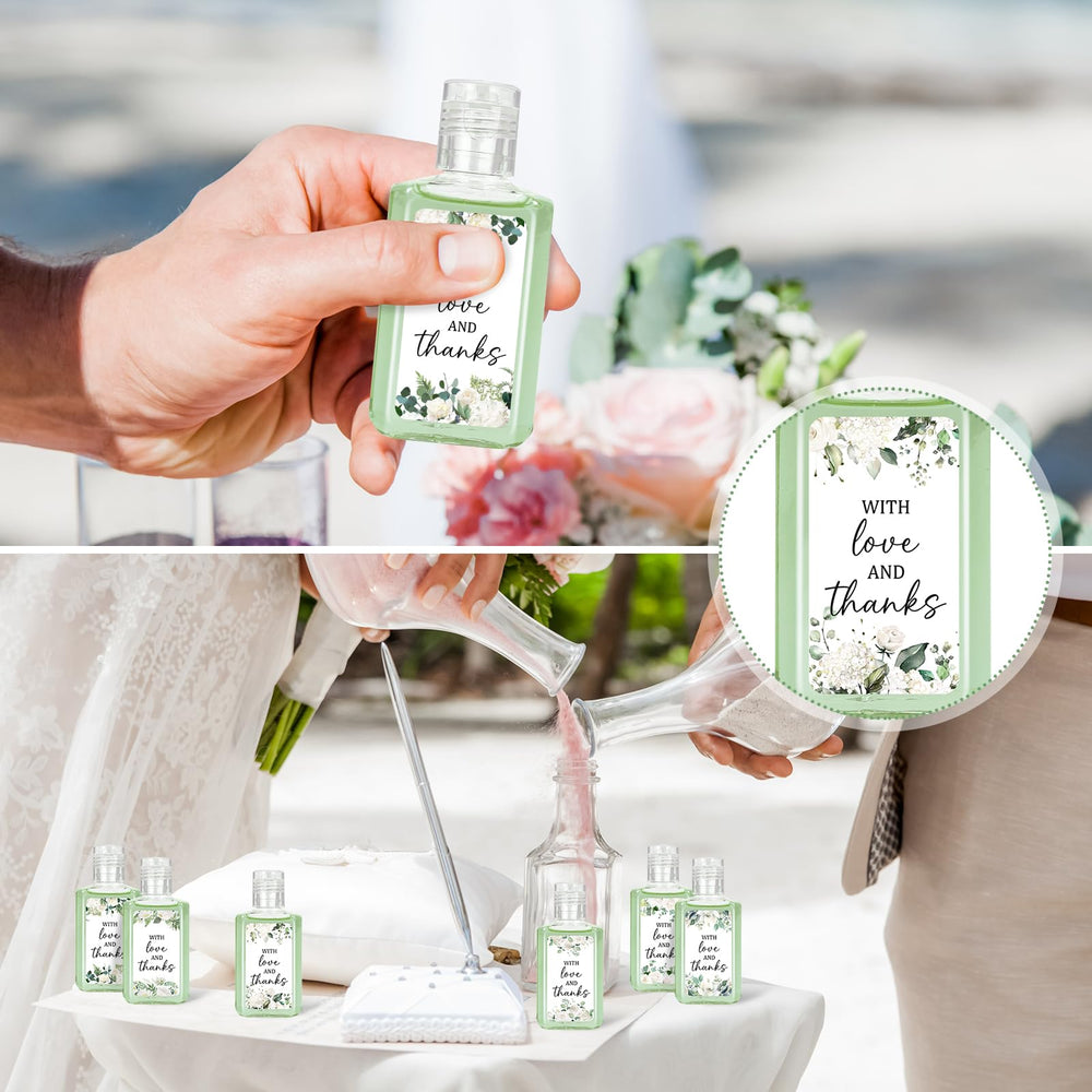 Piuaeue 1 oz travel-size sanitizer, portable for pockets and purses.
