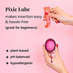 Pixie Cup All-Inclusive Kit, organized in a durable bag.
