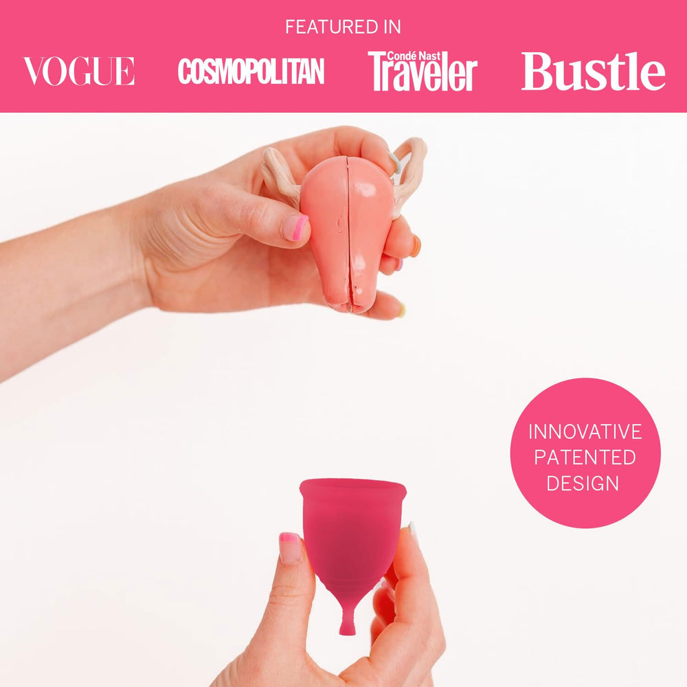 Pixie Cup applicator demonstrating easy insertion.