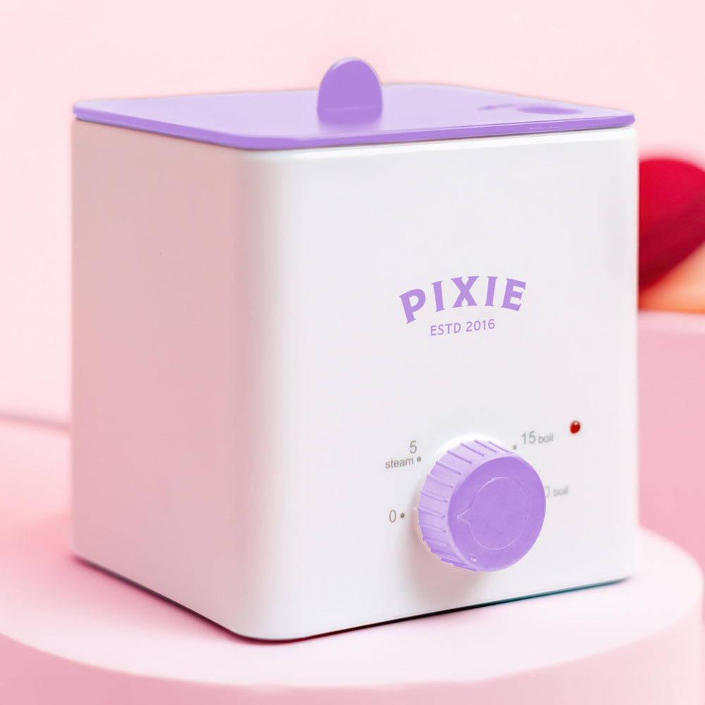 Pixie Cup boiler safe boil highlights safe temperature control.