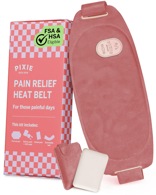 Pixie Cup Eva Thermal wearable heat pad for discreet warmth under clothing.