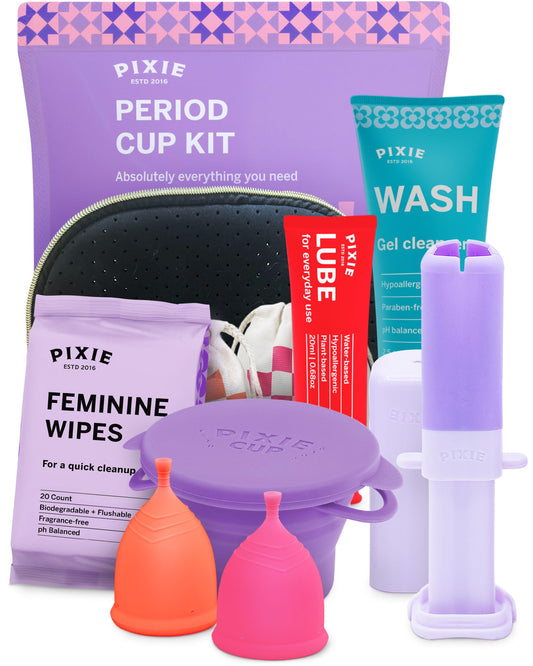Pixie Cup starter-pack demonstrates all-in-one kit for an easy cycle start.