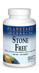 Planetary Herbals Stone Free bottle and capsules for urinary balance support