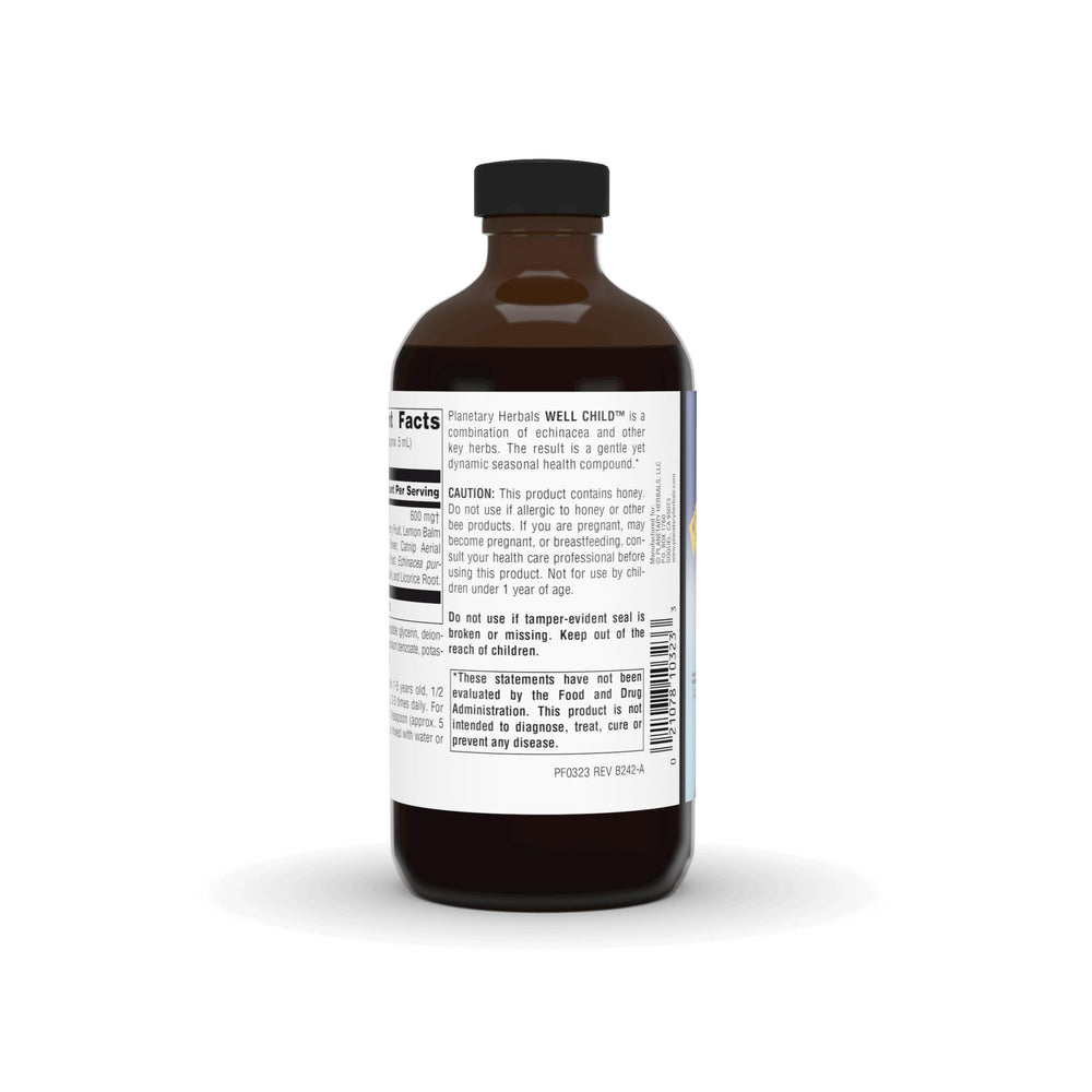 Well Child bottle with water for easy administration in kids.