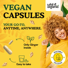 Plant-based capsule coating made from vegetable cellulose for vegan compliance.
