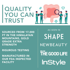 PLANT.O NUTRITION GMP-certified facility seal on packaging