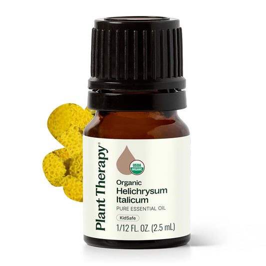 Plant Therapy Helichrysum Italicum bottle for skin renewal support