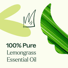 Plant Therapy Lemongrass massage oil application supports skin comfort.