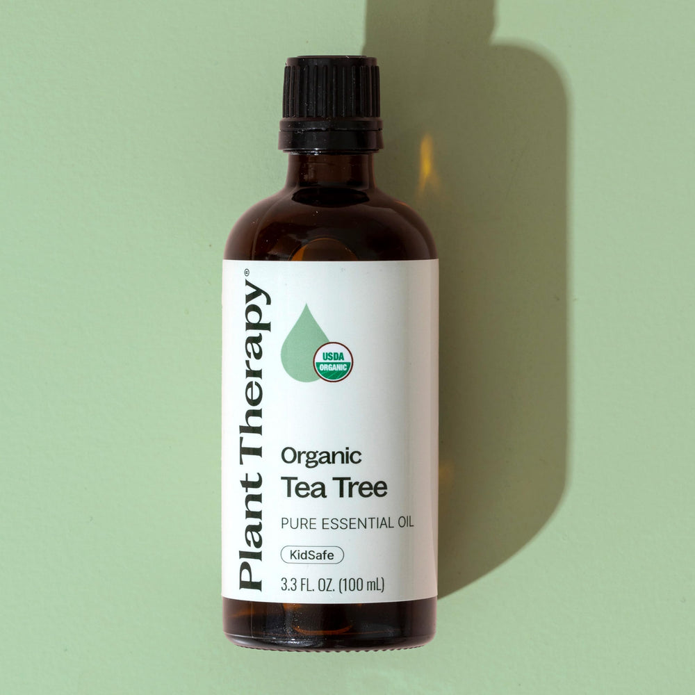 Plant Therapy packaging indicating Australian origin and organic certification