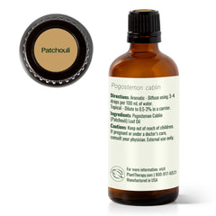 Plant Therapy Patchouli Oil roller blend for easy topical use.
