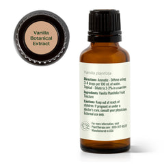 Plant Therapy vanilla diffuser scene suggests calming ambiance from natural vanilla notes