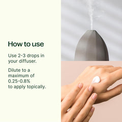 Plant Therapy Ylang Ylang Extra pour—easy diffuser aromatherapy application.