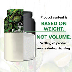 PlantFusion third-party testing badge on packaging.