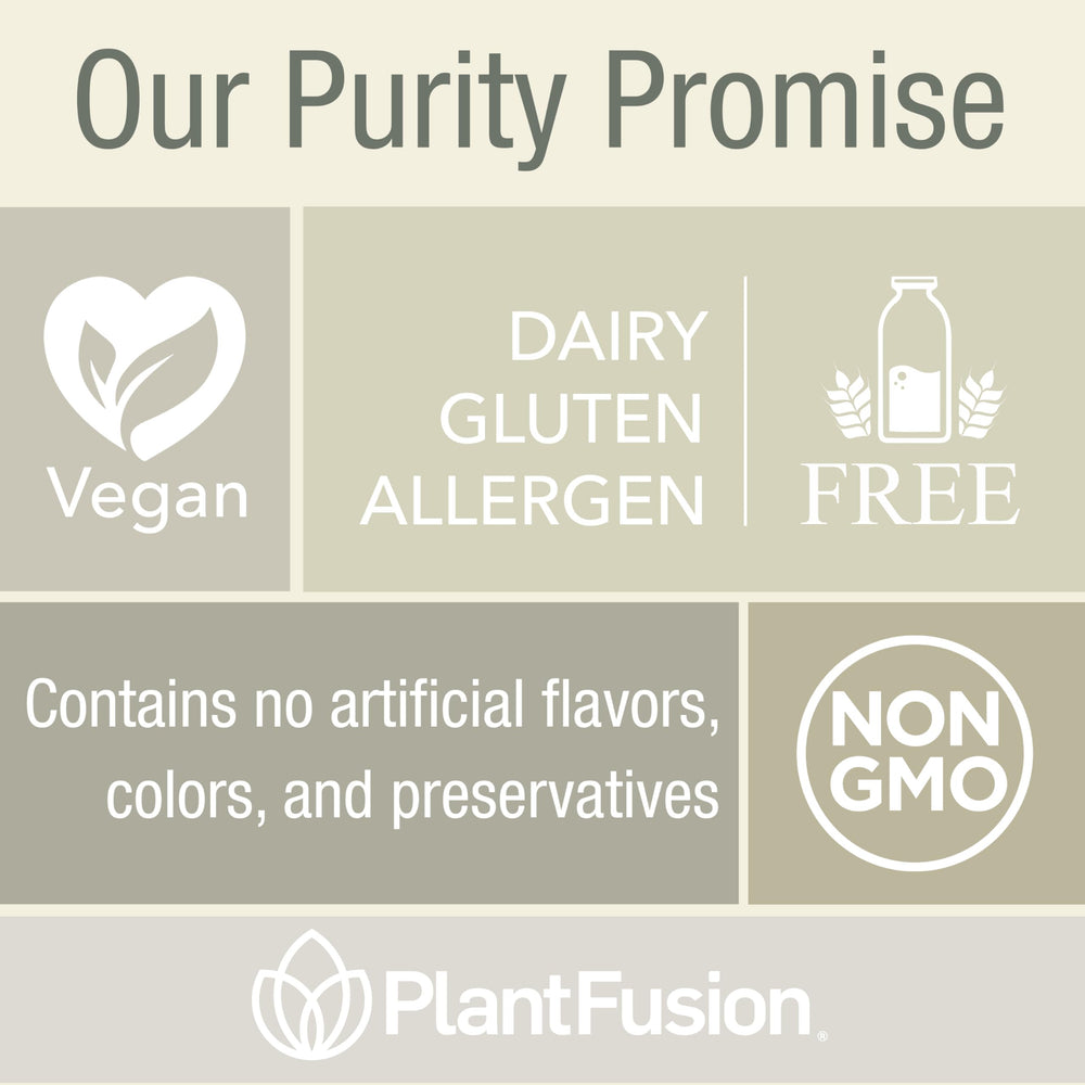 PlantFusion vanilla mushroom blend close-up, hinting at premium ingredients.
