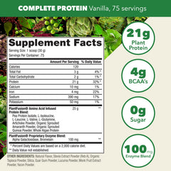 PlantFusion vegan protein with BCAAs and glutamine for recovery