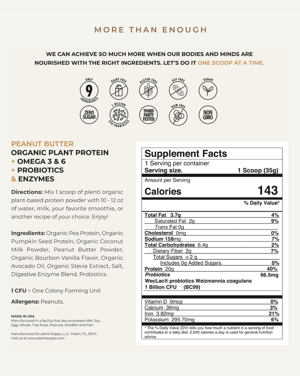 Plenti digestive enzymes probiotics bottle emphasizes gut-friendly support.