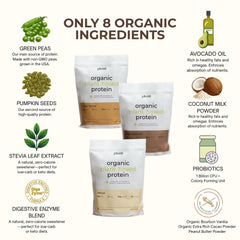 Plenti protein scoop and mixed shake demonstrate quick, versatile daily fueling.