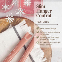 Plexus Slim Hunger Control black cherry lime blossom flavor on display, ideal for convenient nutrition planning.