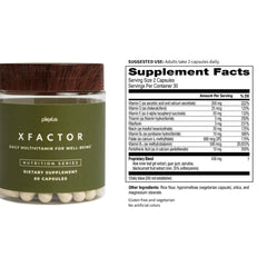 Plexus XFactor ingredient panel highlights bioactive folate and vitamin D benefits.