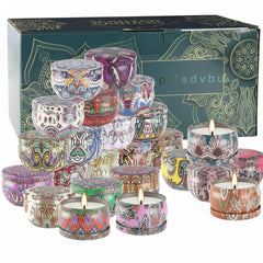 Pliadvbu soft glow candle adds warm illumination.