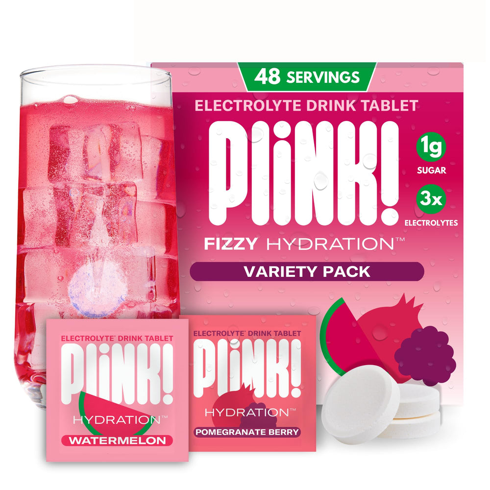 Plink Balance bottle pour demonstrates easy daily hydration on the go.