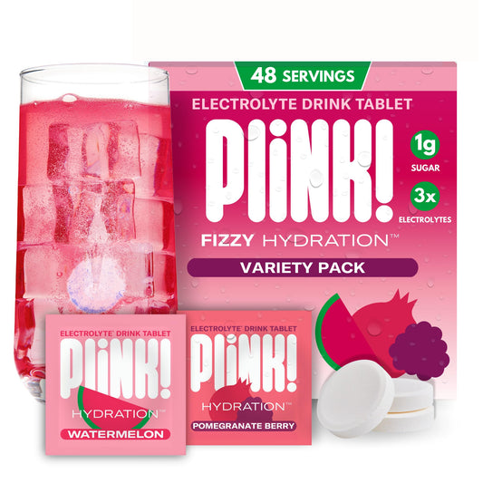 Plink Balance bottle pour demonstrates easy daily hydration on the go.