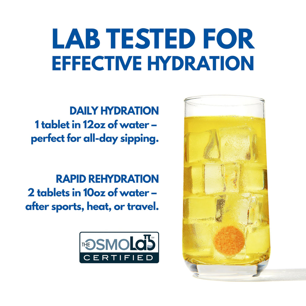 Plink Fizzy Electrolyte Tablets kid-friendly serving to encourage hydration on the go.