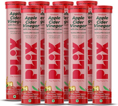 PLIX Apple Cider Vinegar tablets bottle for convenient daily wellness.